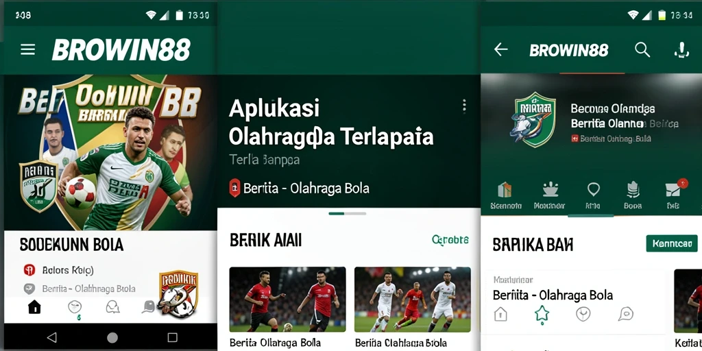 Tampilan antarmuka BROWIN88 yang menarik dan informatif.