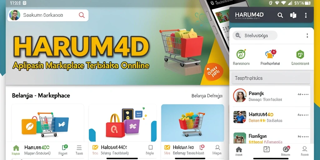 Tampilan antarmuka aplikasi HARUM4D yang menarik dan fungsional.