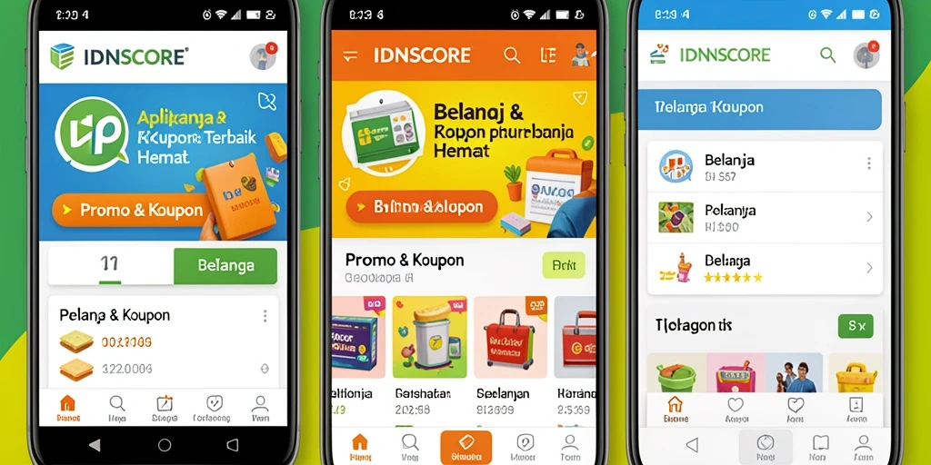 Tampilan antarmuka IDNSCORE yang modern dan mudah digunakan.
