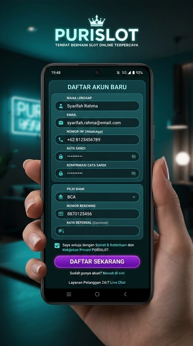 Cara Mudah Membuat Akun Baru di purislot